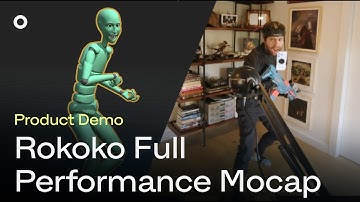 Rokoko Full Performance Capture Raw Demo | Motion Capture Workflow