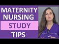How to study for maternity nursing in school  maternity nursing review