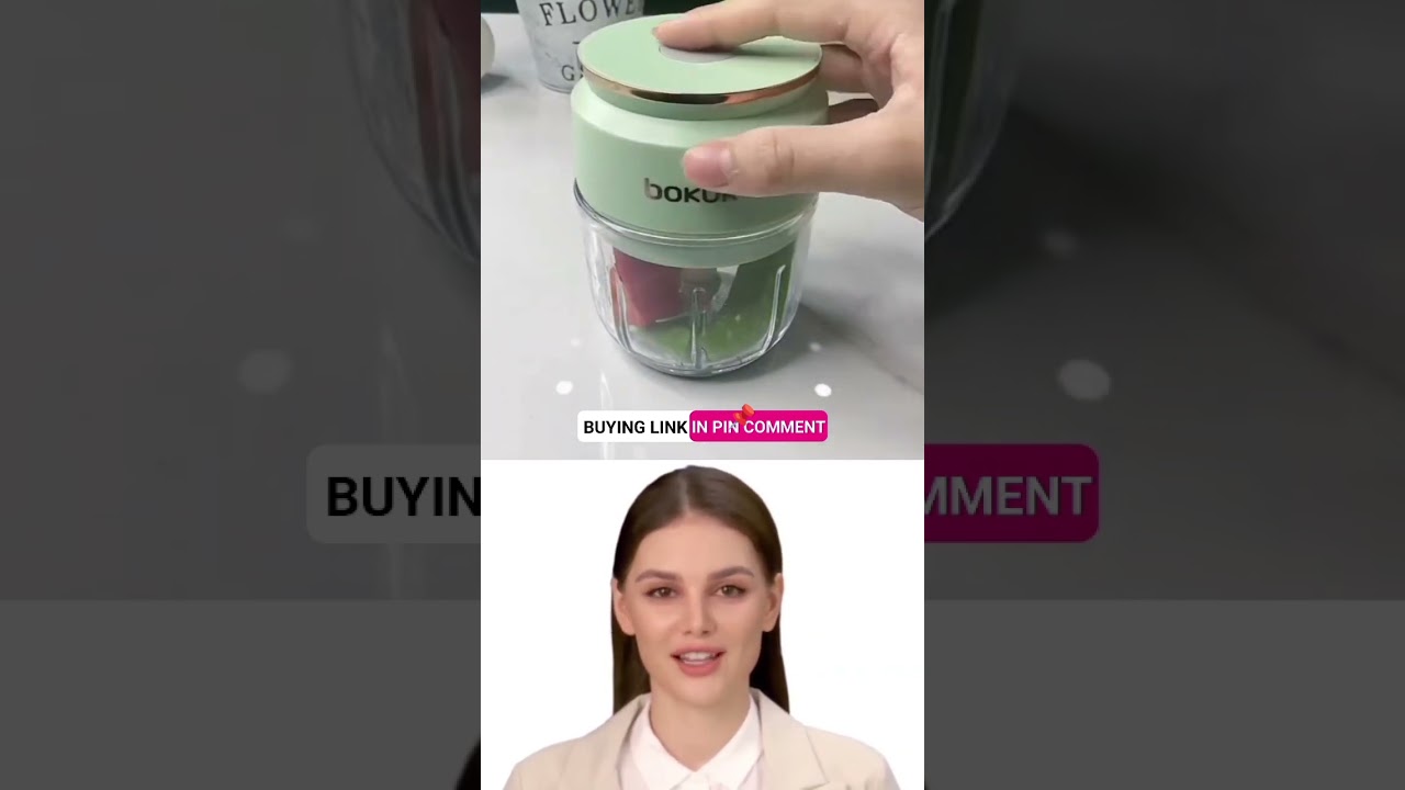 Portable usb rechargeable mini electric chopper for kitchen