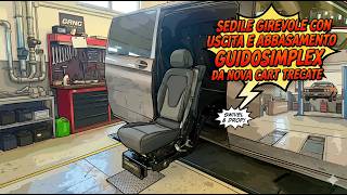 🚘Guidosimplex Swivel, Lowering, and Exit Seat Transport Adaptation by Nova Cart Trecate👍