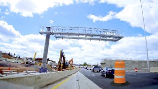 Construction Update: I-66 Express Lanes | Spring 2022 (Westbound Time-Lapse Trip)