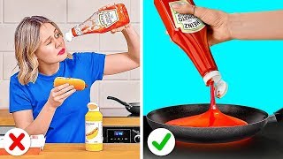 DICAS DE COMIDA PARA PREGUIÇOSOS || Dicas geniais de comida e truques divertidos e fáceis de repetir