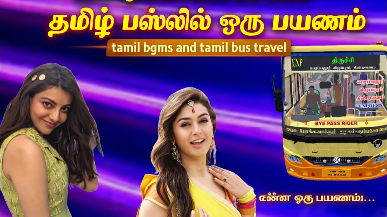 💗Tamil  Love  bgms with bus traveling 🚍