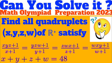 A Nice Math Olympiad Question|Math Olympiad#mathematics