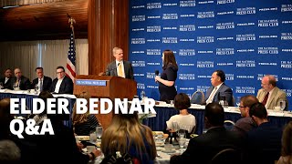 Elder David A. Bednar Answers Questions at The National Press Club