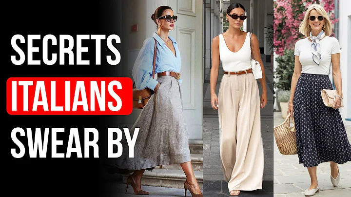 7 ITALIAN Style SECRETS Women OVER 50 Use DAILY To Look ELEGANT And RICH Instantly