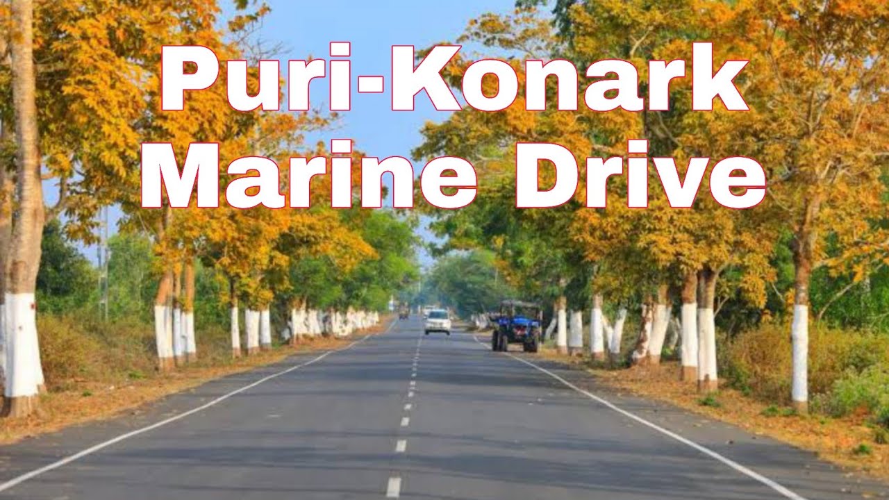 Puri Konark Marine Drive Odisha Tourism Chandrabhaga YouTube