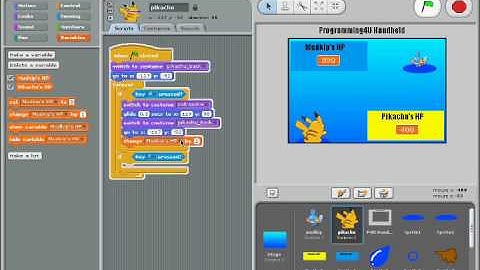 Scratch Tutorial Pokemon Battle P3