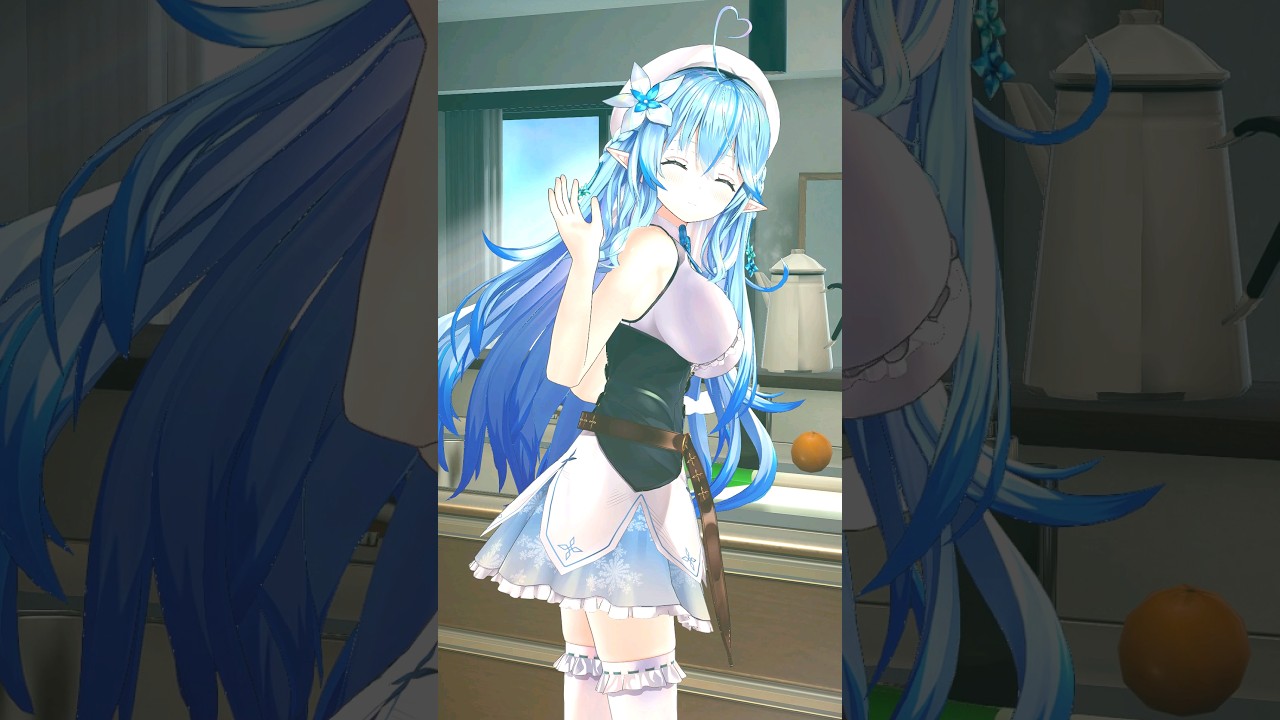 ♡同棲彼女との朝♡ #雪花ラミィ #ホロライブ #hololive