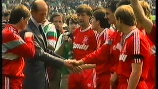 Liverpool fc v everton - pre match presentation and one minute silence
fa cup final 1989