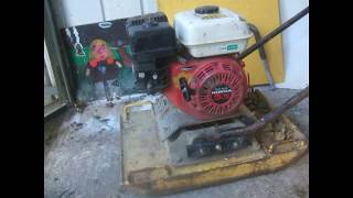 STARTING A WACKER PLATE WITH A HONDA GX160 ENGINE AFTER 5 YEARS