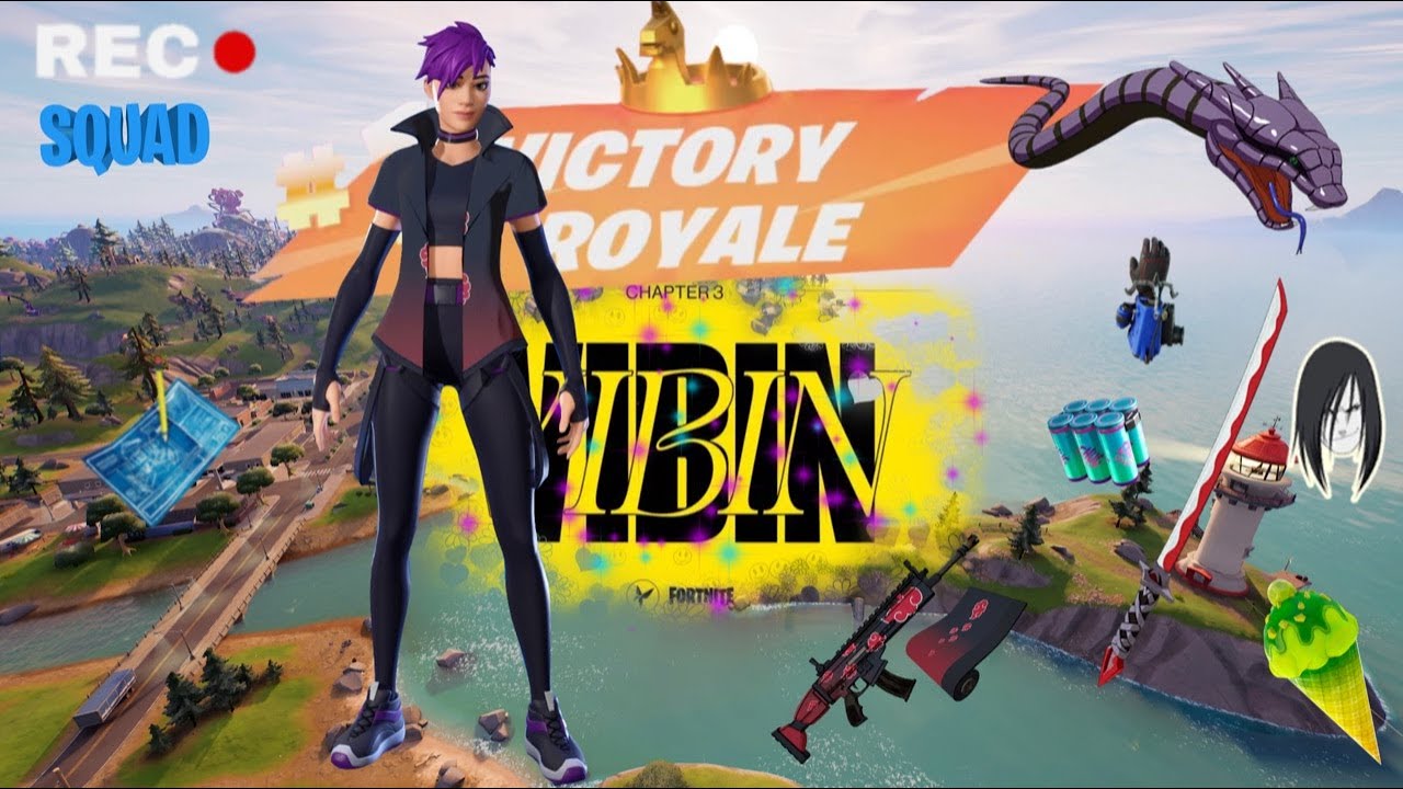 New Fortnite Akatsuki Wrap & Manda Glider on Customized Captain Squad