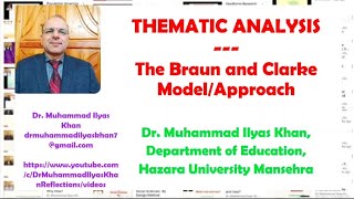 THEMATIC ANALYSIS: The Braun and Clarke Model/Approach