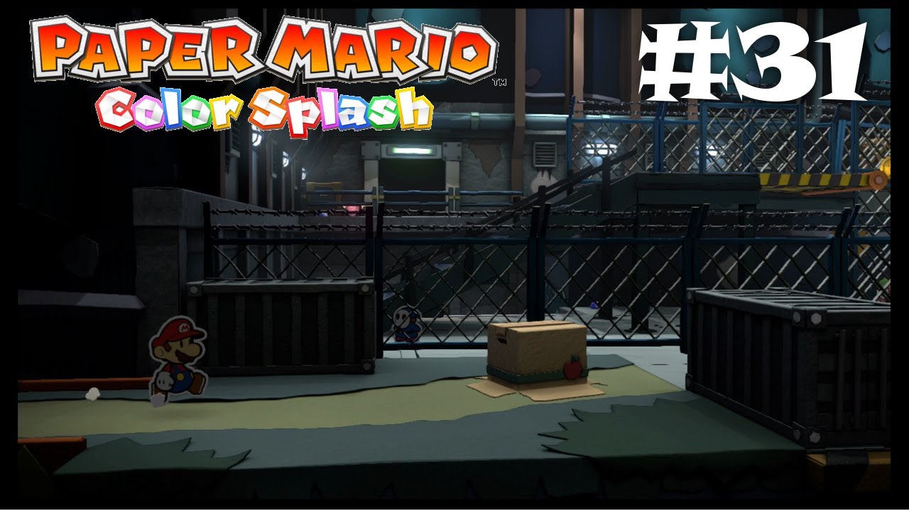 Let's Play Paper Mario Color Splash Fort Cobalt Part 1 YouTube
