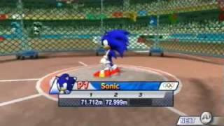 Mario & Sonic At The Olympic Games Sonic Gameplay