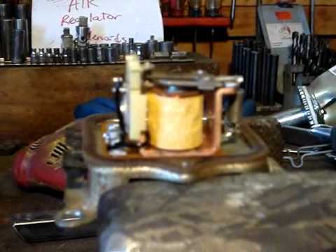 Fixing a Mechanical Voltage Regulator on a Tractor