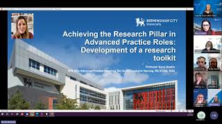 Advanced clinical practitioners research pillar of practice. Matrons and health and care leaders