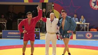 2019 САМБО полуфинал  -90 кг ОГАНИСЯН - ГУСАРОВ Чемпионат России Казань