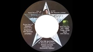 1974 HITS ARCHIVE: You’re Sixteen - Ringo Starr (a #1 record--stereo 45)