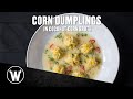 Corn Dumplings in Coconut Corn Broth | The Wicked Kitchen