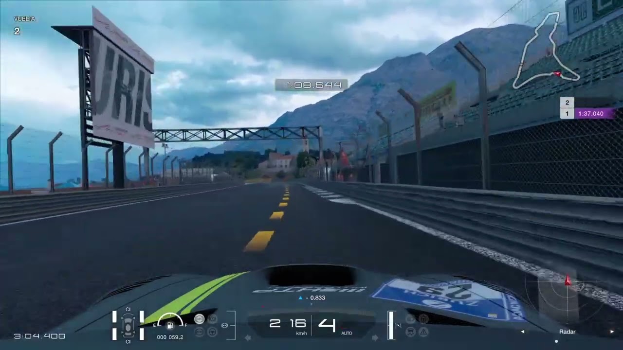 Dragon trail- Mercedes gt3 Gran turismo sport hot lap. Whit ps4 controller