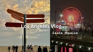 Walking Around Downtown Santa Monica + Pier | Los Angeles Vlog