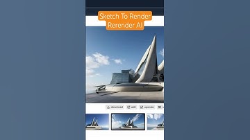 Turning Sketches to Renders with Rerender AI #ai #architect