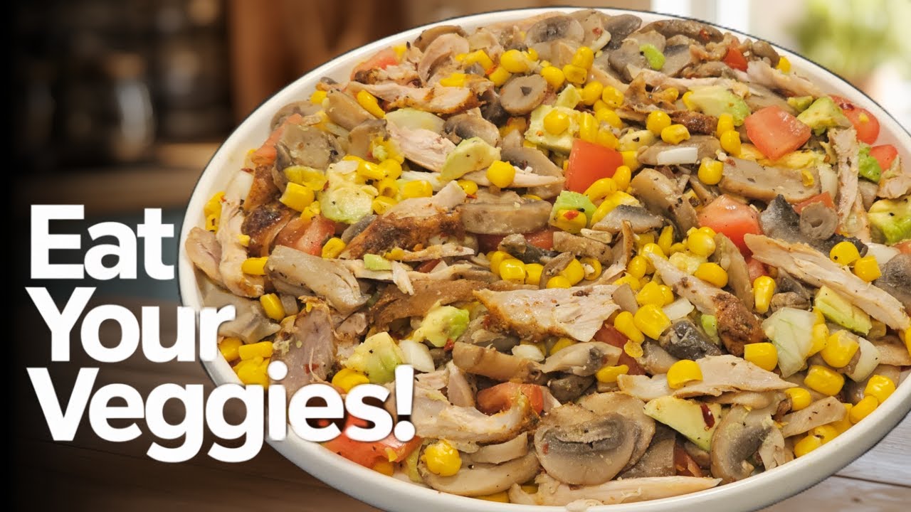 Tasty Mushroom Sweet Corn and Avocado Salad Recipe!