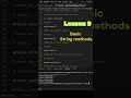 12. Basic String Methods in Python 🔤 Lesson 9 #shorts