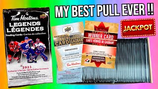 HIT OF A LIFETIME !! 2023 Upper Deck Tim Hortons Legends Hockey Cards Pack Opening !!