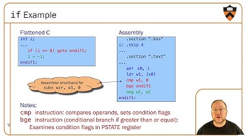 COS 217 Fall 2020 Lecture18 - Assembly Language (part 2)
