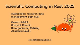 Gaurav Sablok - eVaiutilities: research data management post eVai