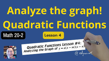 Math 20-2 Quadratic Functions Lesson 4 The Factored Form