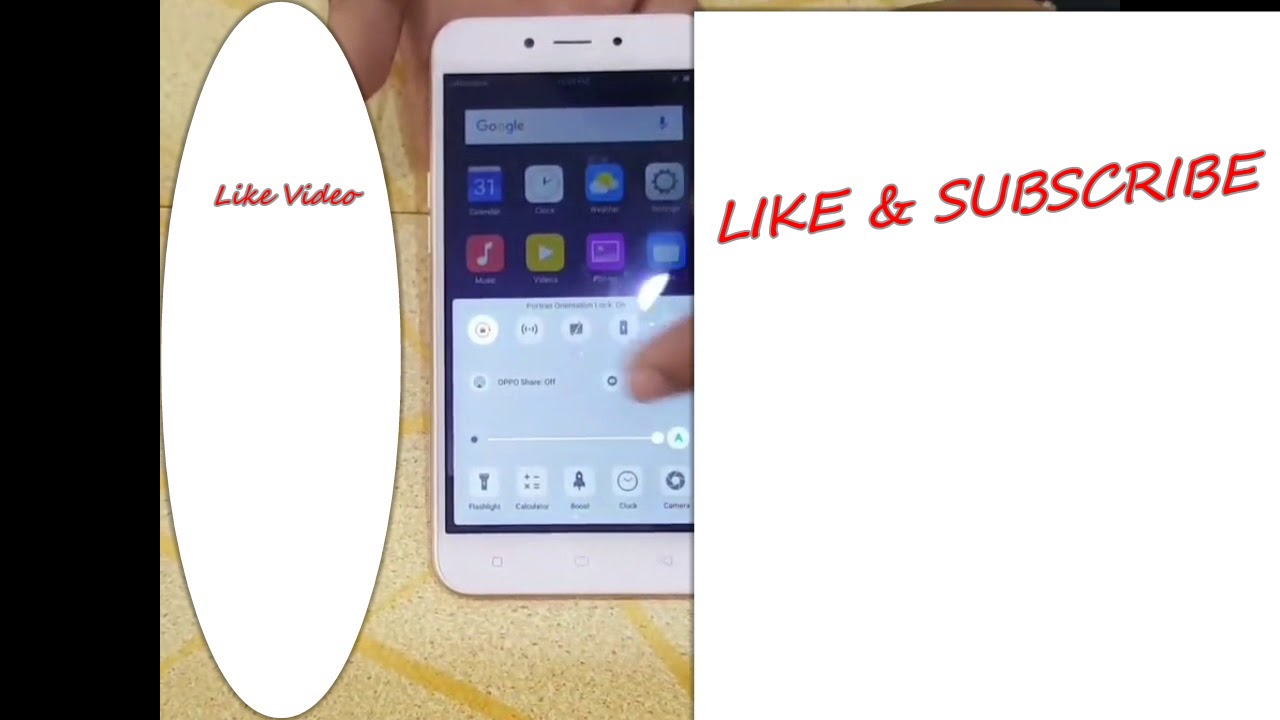 Oppo A 83 Screen Rotation On Off Setting By Aru Technology Youtube