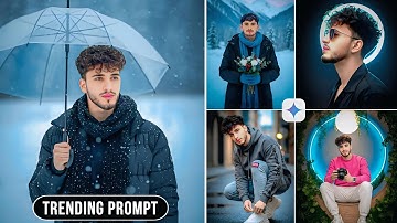 New Trending Ai Photo Editing Prompts | Google Gemini AI Boy