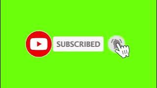 TOMBOL SUBSCRIBE DAN LONCENG LAYAR HIJAU FREE FOR YOUTUBER DOWNLOAD EDIT SESIAI AKUN KAMU