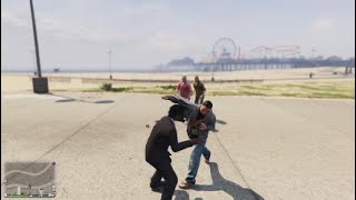 How to dodge punches in GTA 5 *easy*