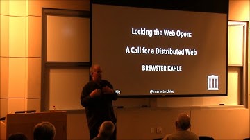Brewster Kahle Locks Open the Web