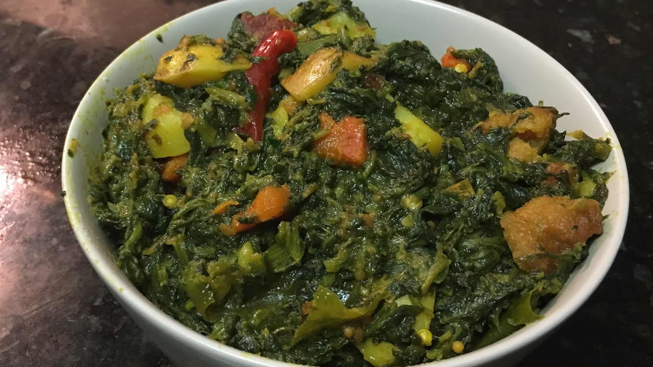 Bori die Palang Shak ( Spinach bengali style) YouTube