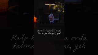 #hal ve lisanın yansımasıdır #sadettinökten hocamdan çıkan cümleler.#zarif bir kalp Allah razı olsun
