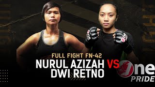 Woman Strawweight! Nurul Azizah VS Dwi Retno || Full Fight One Pride MMA FN 42