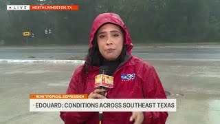 On the Ground: Live Storm Report from Livingston, Texas