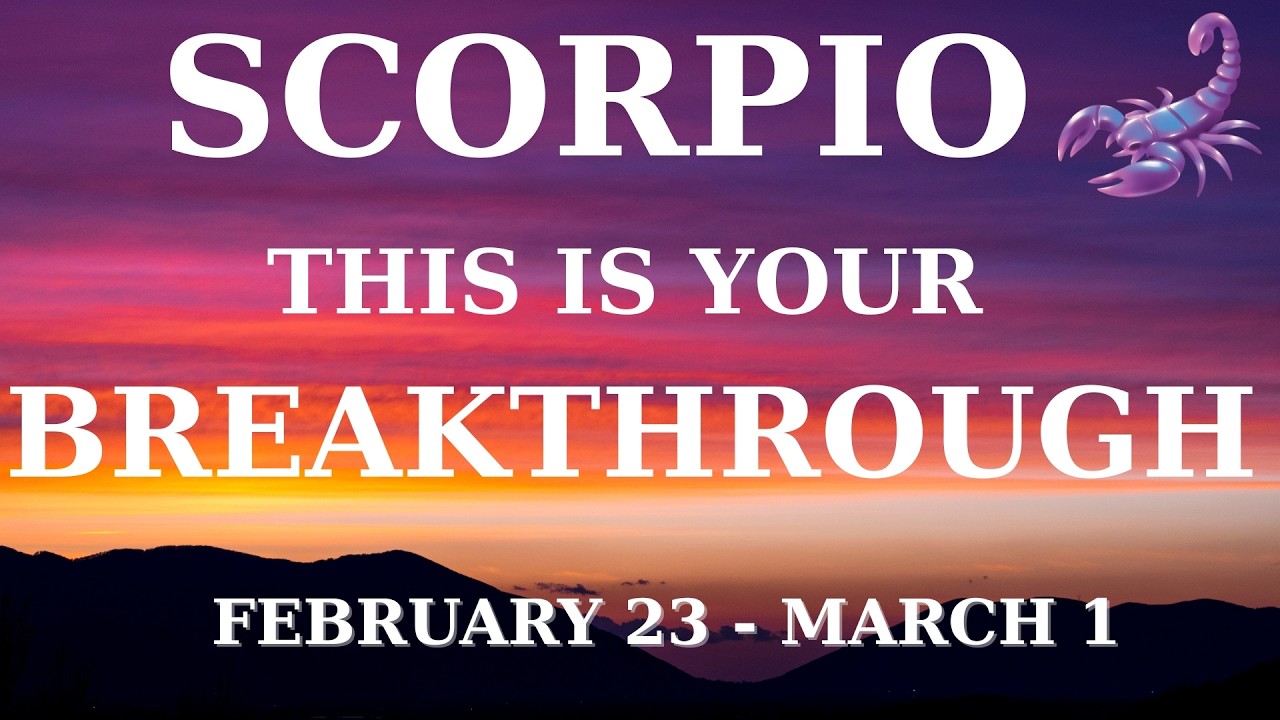 СКОРПИОН ♏ 23 февраля – 1 марта | Освободитесь от того, что вас сдерживает — начинается мощный сд...