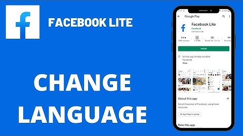 How To Change Language On FB Lite | Facebook Change Language | 2021