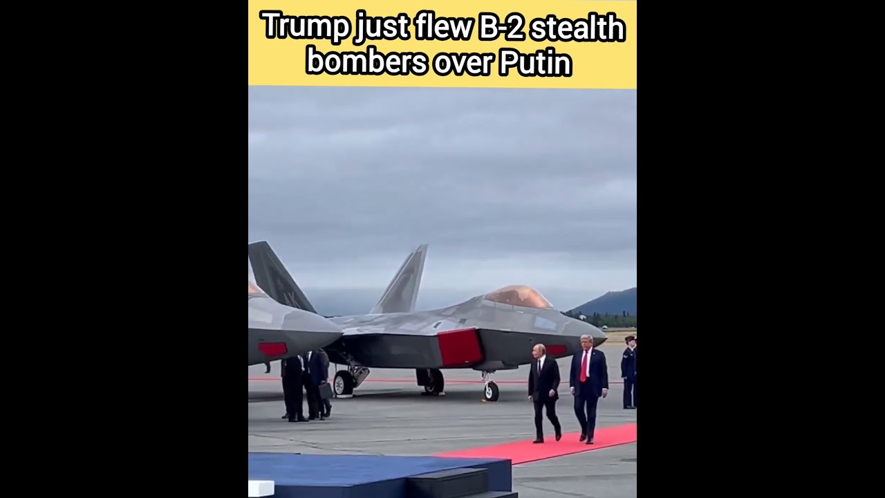 Donald Trump Just Flew B 2 Stealth Bomber OVER Putin S HEAD
