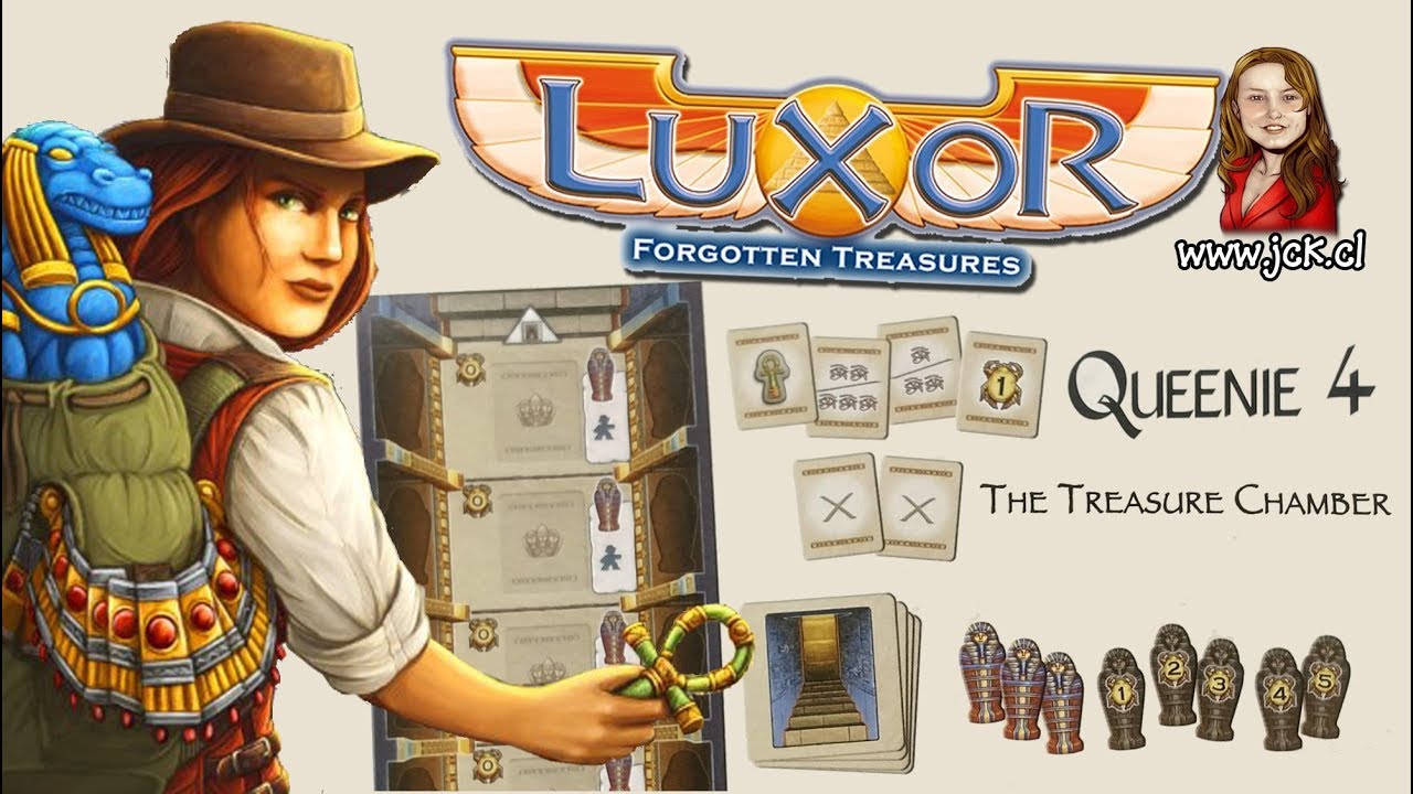 Luxor Queenie 4: La cámara del tesoro [JcK / Juego de Mesa / Como se Juega / Tutorial]