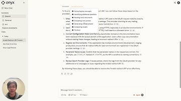Onyx Agent Search - AI Research Agent for the Workplace