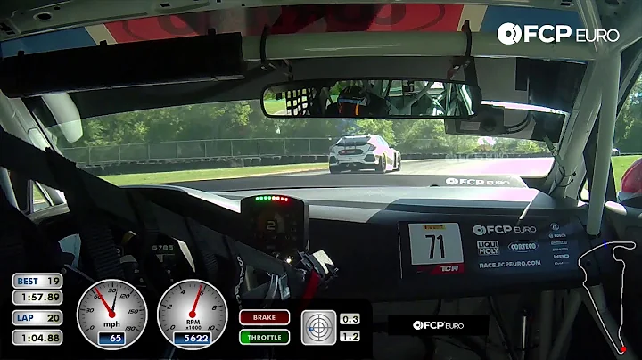 FCP Euro - 2019 SRO TC America - VIR Race 1 - Mich...