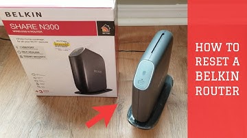 How to Reset Restore Belkin Router to Factory Default Settings-  Share N300