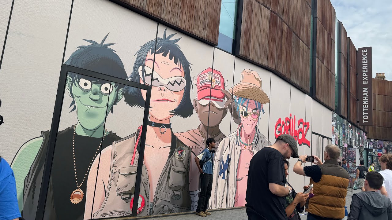 絵画 going.out 🎶 Gorillaz Concert in London: 20/06/26 ✨ - YouTube